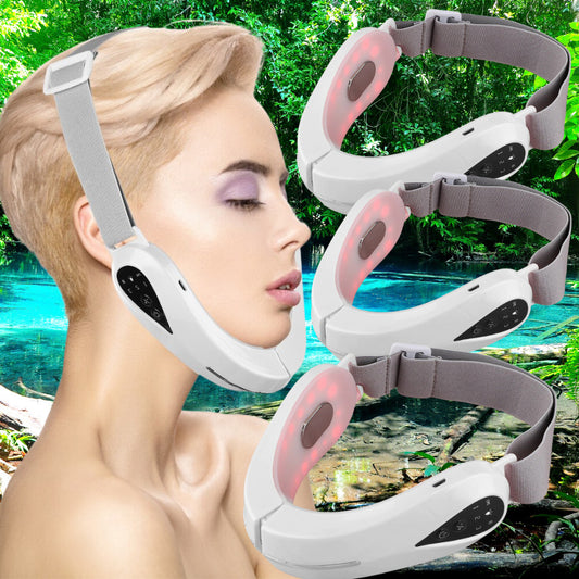 BDV Double Chin Remover, EMS Facial Massager, Light Therapy, Slimming and Face Lift, Microcurrent RF Face Lift, Beauty Machine