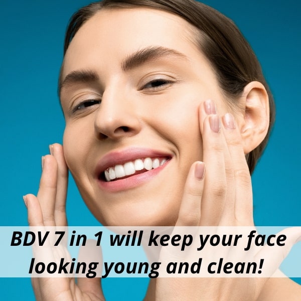 BDV 7 in 1 Face Lift, EMS, RF, Microcurrent, Light Therapy, Anti-Aging, Anti-Wrinkle, Skin Rejuvenation, Facial Massager, Facial Beauty Machine